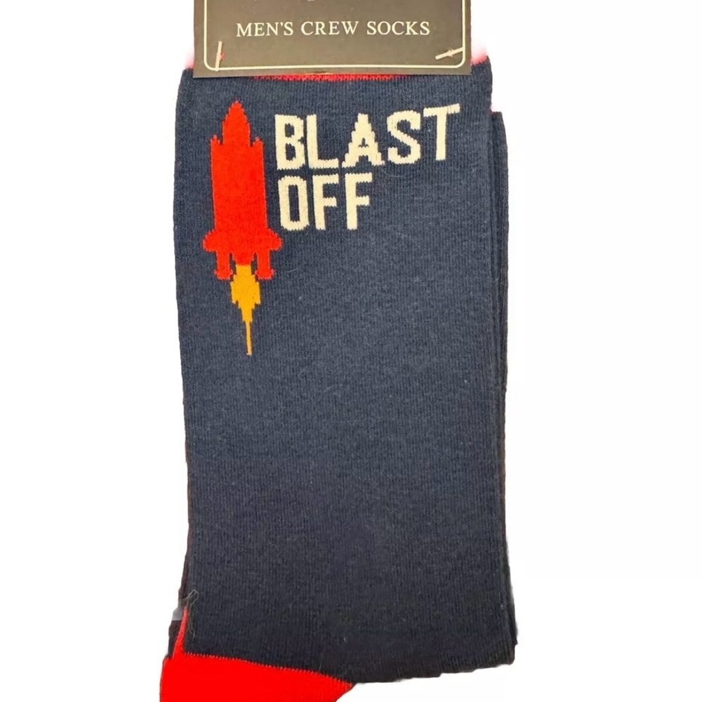 Simply Southern Blue Men’s Crew Socks